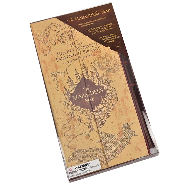 Warner Bros Marauder's Map Interactive Toy Best Sellers 3 Warner Bros Marauder's Map Interactive Toy Best Sellers