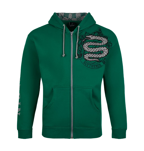 Warner Bros Best Sellers Slytherin Hooded Sweatshirt 3 Warner Bros Best Sellers Slytherin Hooded Sweatshirt