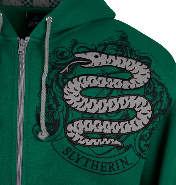 Warner Bros Best Sellers Slytherin Hooded Sweatshirt 6 Warner Bros Best Sellers Slytherin Hooded Sweatshirt
