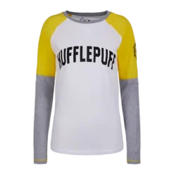 Warner Bros Best Sellers Hufflepuff Ladies Raglan Shirt