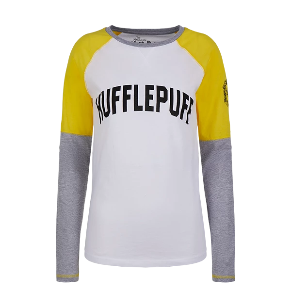 Warner Bros Best Sellers Hufflepuff Ladies Raglan Shirt 3 Warner Bros Best Sellers Hufflepuff Ladies Raglan Shirt