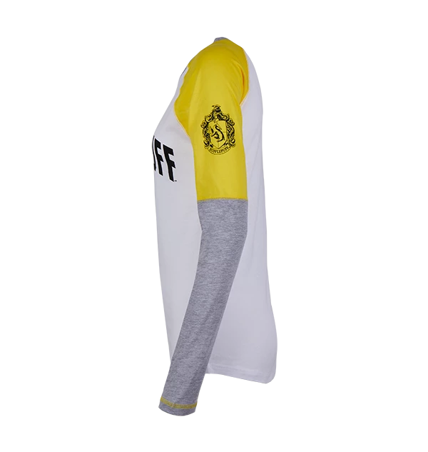Warner Bros Best Sellers Hufflepuff Ladies Raglan Shirt 4 Warner Bros Best Sellers Hufflepuff Ladies Raglan Shirt
