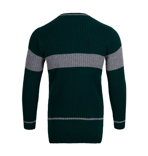 Warner Bros Best Sellers Slytherin Quidditch Knitted Adult Jumper 4 Warner Bros Best Sellers Slytherin Quidditch Knitted Adult Jumper