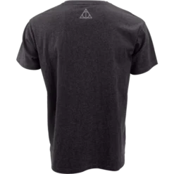 Warner Bros Best Sellers Deathly Hallows Smoky Charcoal T-Shirt