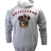 Warner Bros Grey Gryffindor Crest Hooded Jumper