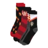 Warner Bros Gryffindor House 3-Pack Socks