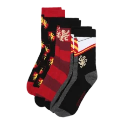 Warner Bros Gryffindor House 3-Pack Socks
