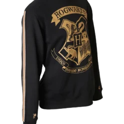 Warner Bros Hogwarts Striped Sleeve Sweatshirt