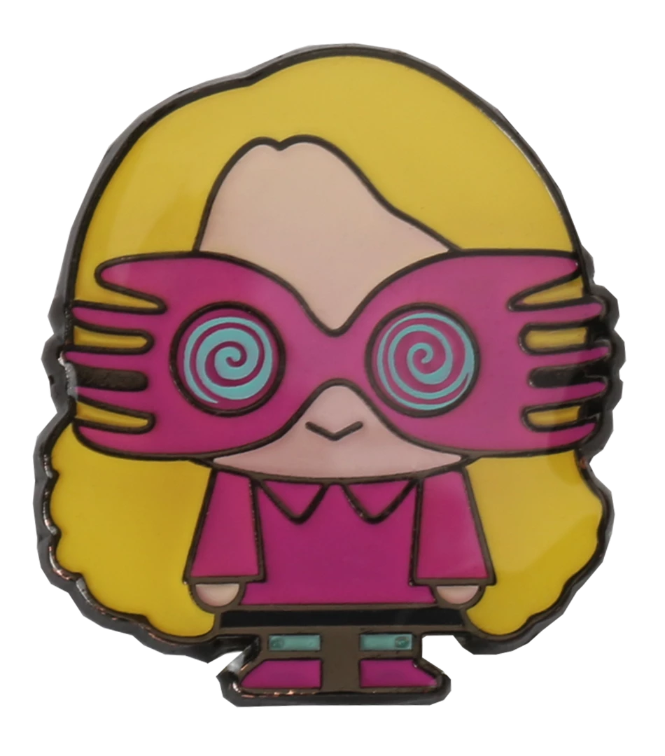 Warner Bros Kawaii Luna Lovegood Pin Badge Souvenirs 3 Warner Bros Kawaii Luna Lovegood Pin Badge Souvenirs