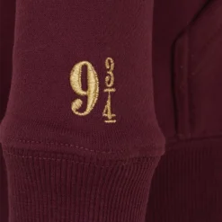 Warner Bros Best Sellers Platform 9 3/4 Kids Zip Hoodie - Burgundy