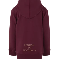Warner Bros Best Sellers Platform 9 3/4 Kids Zip Hoodie - Burgundy