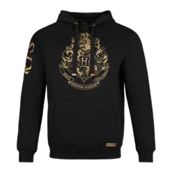 Warner Bros Hogwarts Gold Crest Hooded Jumper