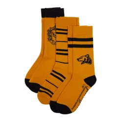 Warner Bros Hufflepuff Sock Set (3 Pack)