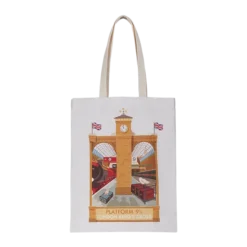 Warner Bros Platform 9¾ MinaLima Platform 9 3/4 Print Tote Bag