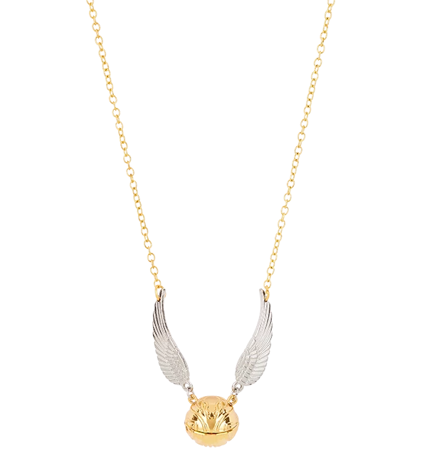 Warner Bros The Golden Snitch Pendant Necklace Jewellery 3 Warner Bros The Golden Snitch Pendant Necklace Jewellery