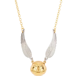 Warner Bros The Golden Snitch Pendant Necklace Jewellery 6 Warner Bros The Golden Snitch Pendant Necklace Jewellery