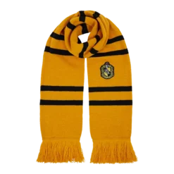 Warner Bros Hufflepuff Knitted Crest Scarf
