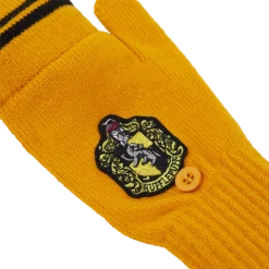 Warner Bros Hufflepuff Knitted Mitten Capped Gloves