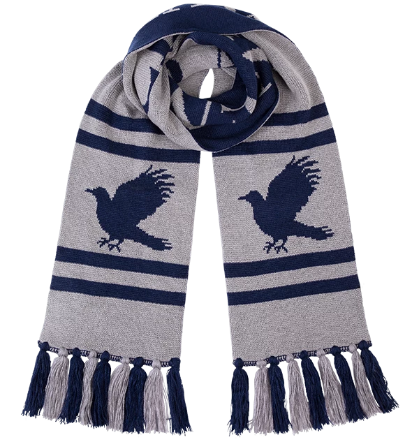 Warner Bros Ravenclaw Reversible Knit Scarf 4 Warner Bros Ravenclaw Reversible Knit Scarf