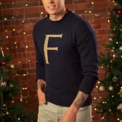 Warner Bros Weasley Knitted Jumpers 'F' Weasley Knitted Jumper