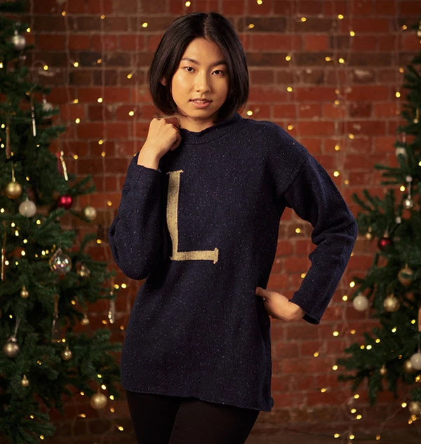 Warner Bros 'L' Weasley Knitted Jumper 4 Warner Bros 'L' Weasley Knitted Jumper