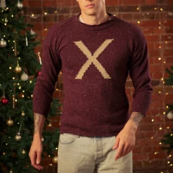 Warner Bros 'X' Weasley Knitted Jumper Weasley Knitted Jumpers