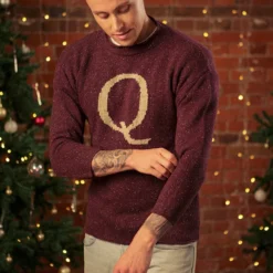 Warner Bros 'Q' Weasley Knitted Jumper Weasley Knitted Jumpers