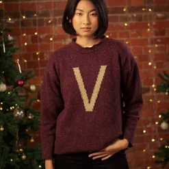 Warner Bros Weasley Knitted Jumpers 'V' Weasley Knitted Jumper