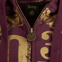 Warner Bros Platform 9 3/4 Zip Hoodie - Burgundy