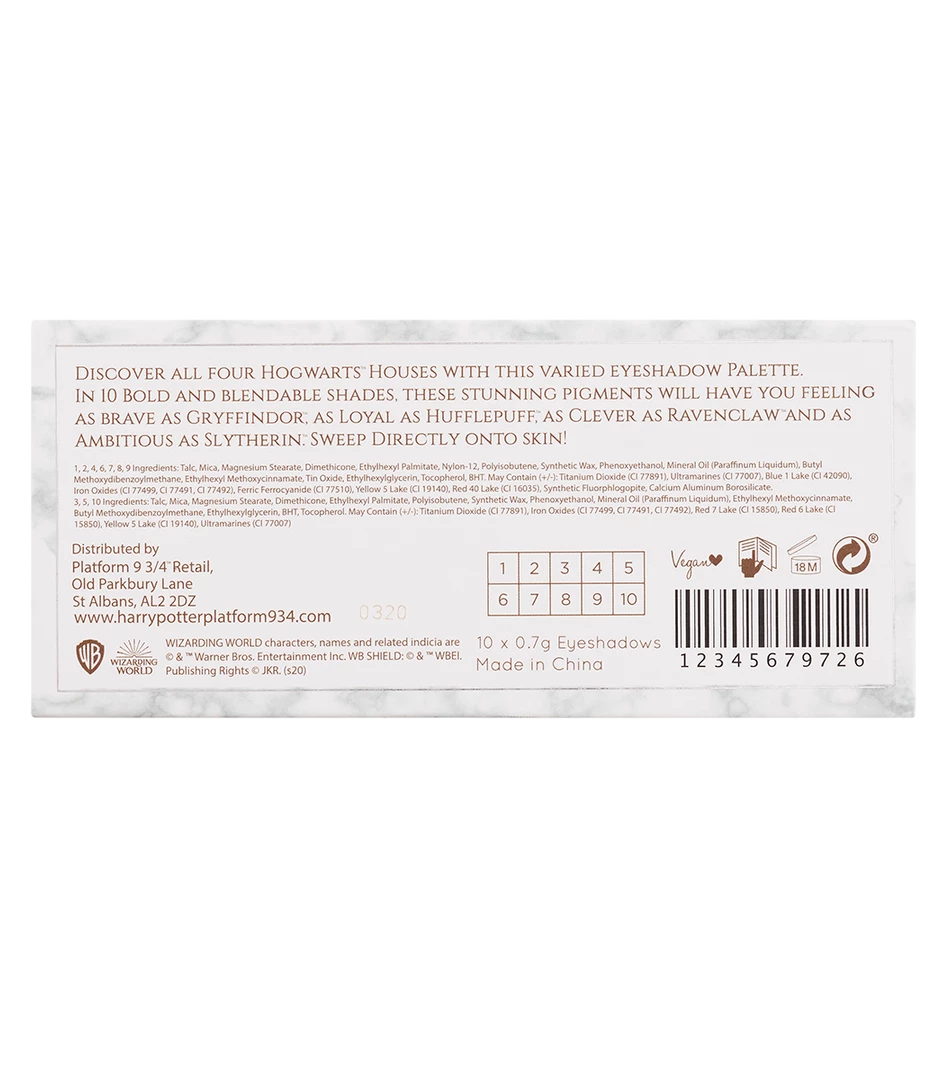 Warner Bros Hogwarts House Eyeshadow Palette Best Sellers 7 Warner Bros Hogwarts House Eyeshadow Palette Best Sellers