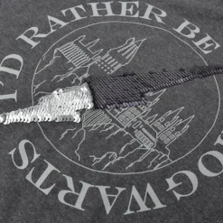 Warner Bros Best Sellers Kids Lightning Bolt Sequin Reverse T-Shirt