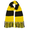 Warner Bros Hufflepuff Broad Stripe Scarf 1 Warner Bros Hufflepuff Broad Stripe Scarf